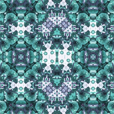 Kusursuz kaotik şablon. Soyut moda arka planı. Kusursuz bir doku. Modern arka plan. Kaleydoskopik