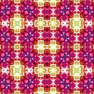 Kusursuz kaotik şablon. Soyut sanat geçmişi. Kusursuz bir doku. Modern arka plan. Mandala