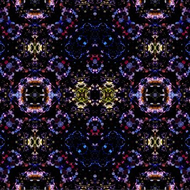 Kusursuz kaotik şablon. Soyut moda arka planı. Kusursuz bir doku. Modern arka plan. Kaleydoskopik