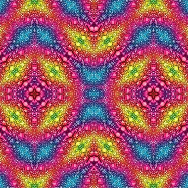 Kusursuz kaotik şablon. Soyut sanat geçmişi. Kusursuz bir doku. Modern arka plan. Mandala