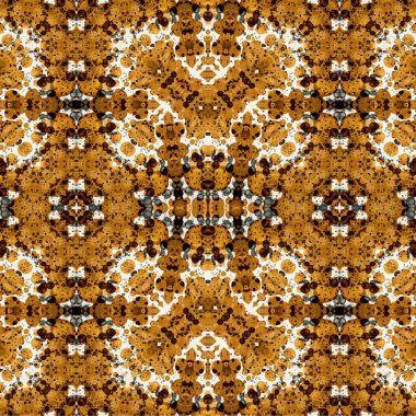 Kusursuz kaotik şablon. Soyut sanat geçmişi. Kusursuz bir doku. Modern arka plan. Mandala