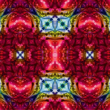 Seamless chaotic pattern. Abstract trendy background. Seamless texture. Modern background. Kaleidoscopic