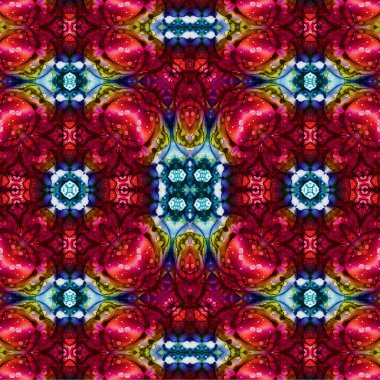 Kusursuz kaotik şablon. Soyut moda arka planı. Kusursuz bir doku. Modern arka plan. Kaleydoskopik