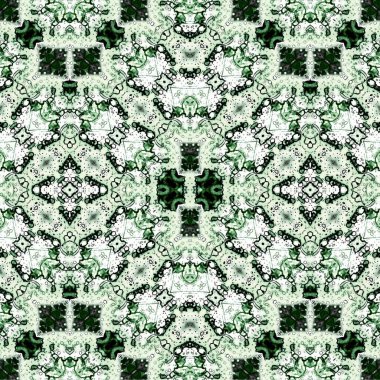 Kusursuz kaotik şablon. Soyut sanat geçmişi. Kusursuz bir doku. Modern arka plan. Mandala