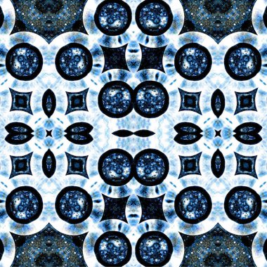 Kusursuz kaotik şablon. Soyut moda arka planı. Kusursuz bir doku. Modern arka plan. Kaleydoskopik