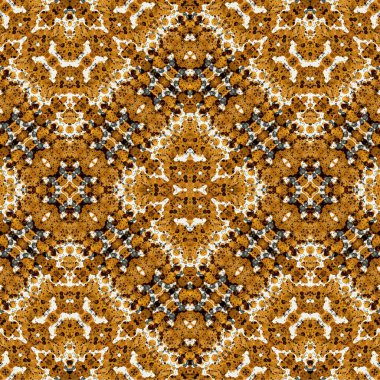 Kusursuz kaotik şablon. Soyut sanat geçmişi. Kusursuz bir doku. Modern arka plan. Mandala