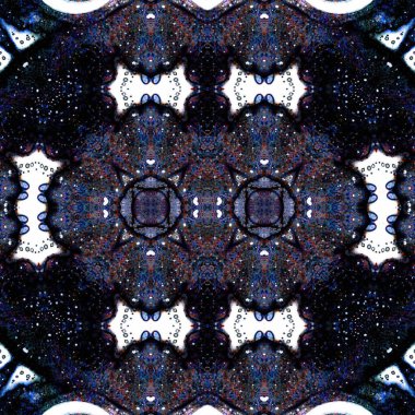 Kusursuz etnik düzen. Soyut retro arka plan. Kusursuz bir doku. Simetrik arkaplan. Sanat dokusu