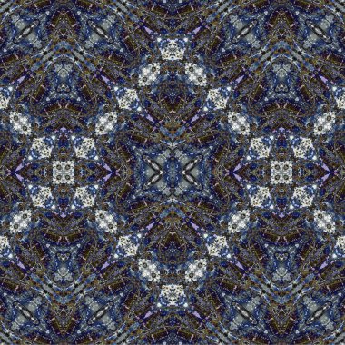 Kusursuz kaotik şablon. Soyut sanat geçmişi. Kusursuz bir doku. Modern arka plan. Mandala