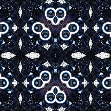 Kusursuz etnik düzen. Soyut retro arka plan. Kusursuz bir doku. Simetrik arkaplan. Sanat dokusu