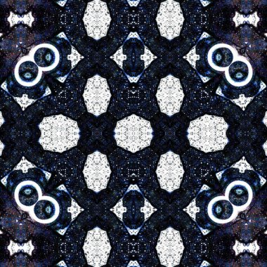 Kusursuz etnik düzen. Soyut retro arka plan. Kusursuz bir doku. Simetrik arkaplan. Sanat dokusu