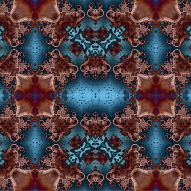 Kusursuz kaotik şablon. Soyut moda arka planı. Kusursuz bir doku. Modern arka plan. Kaleydoskopik