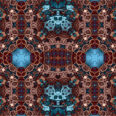 Kusursuz kaotik şablon. Soyut moda arka planı. Kusursuz bir doku. Modern arka plan. Kaleydoskopik