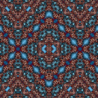 Kusursuz kaotik şablon. Soyut sanat geçmişi. Kusursuz bir doku. Modern arka plan. Mandala