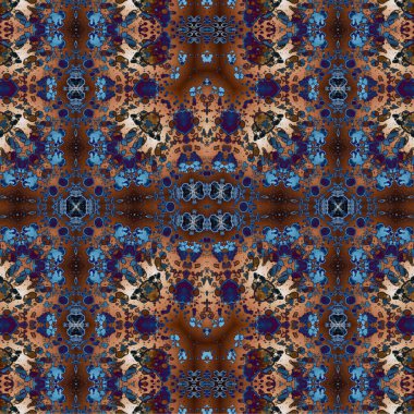 Kusursuz kaotik şablon. Soyut moda arka planı. Kusursuz bir doku. Modern arka plan. Kaleydoskopik