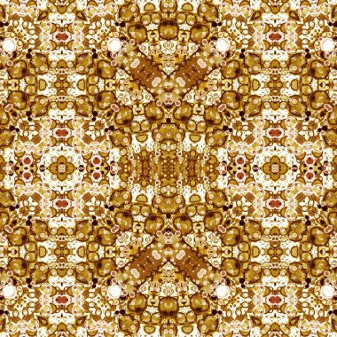 Kusursuz kaotik şablon. Soyut sanat geçmişi. Kusursuz bir doku. Modern arka plan. Mandala