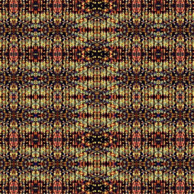 Kusursuz kaotik şablon. Soyut sanat geçmişi. Kusursuz bir doku. Modern arka plan. Mandala