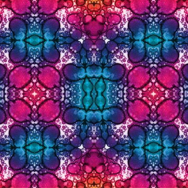 Kusursuz kaotik şablon. Soyut moda arka planı. Kusursuz bir doku. Modern arka plan. Kaleydoskopik