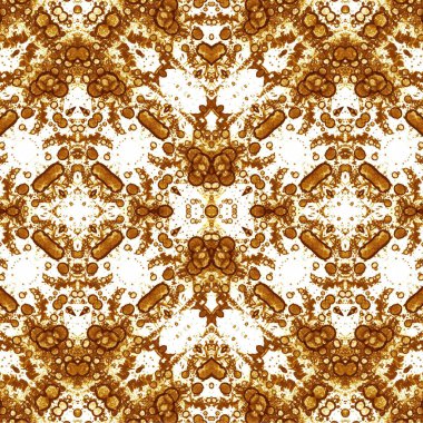 Kusursuz kaotik şablon. Soyut sanat geçmişi. Kusursuz bir doku. Modern arka plan. Mandala