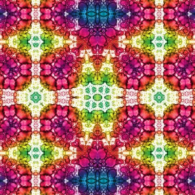 Kusursuz kaotik şablon. Soyut moda arka planı. Kusursuz bir doku. Modern arka plan. Kaleydoskopik