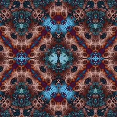 Kusursuz kaotik şablon. Soyut moda arka planı. Kusursuz bir doku. Modern arka plan. Kaleydoskopik