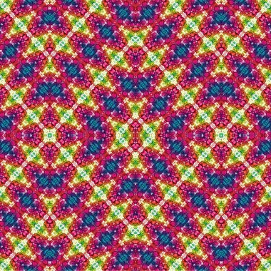 Kusursuz kaotik şablon. Soyut sanat geçmişi. Kusursuz bir doku. Modern arka plan. Mandala