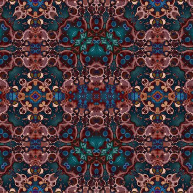 Kusursuz kaotik şablon. Soyut moda arka planı. Kusursuz bir doku. Modern arka plan. Kaleydoskopik