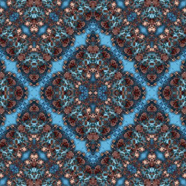 Kusursuz kaotik şablon. Soyut sanat geçmişi. Kusursuz bir doku. Modern arka plan. Mandala