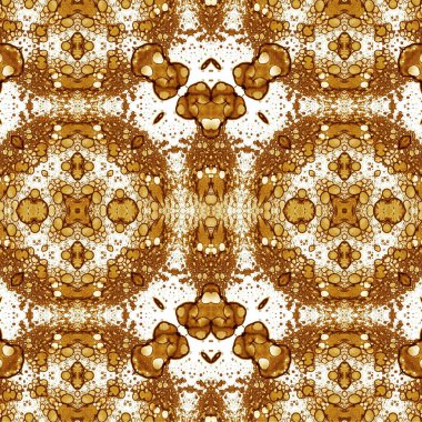 Kusursuz kaotik şablon. Soyut sanat geçmişi. Kusursuz bir doku. Modern arka plan. Mandala