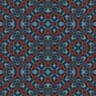 Kusursuz kaotik şablon. Soyut sanat geçmişi. Kusursuz bir doku. Modern arka plan. Mandala