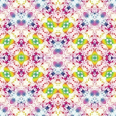 Kusursuz kaotik şablon. Soyut sanat geçmişi. Kusursuz bir doku. Modern arka plan. Mandala