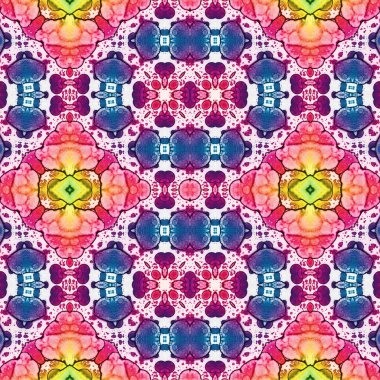 Kusursuz kaotik şablon. Soyut sanat geçmişi. Kusursuz bir doku. Modern arka plan. Mandala