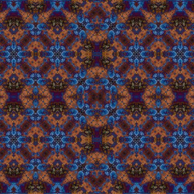 Kusursuz kaotik şablon. Soyut sanat geçmişi. Kusursuz bir doku. Modern arka plan. Mandala