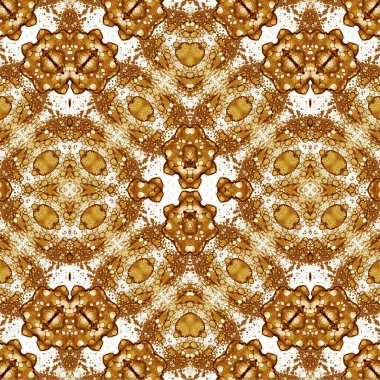 Kusursuz kaotik şablon. Soyut sanat geçmişi. Kusursuz bir doku. Modern arka plan. Mandala