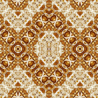 Kusursuz kaotik şablon. Soyut sanat geçmişi. Kusursuz bir doku. Modern arka plan. Mandala