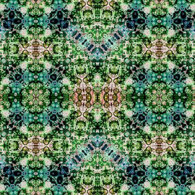 Kusursuz kaotik şablon. Soyut sanat geçmişi. Kusursuz bir doku. Modern arka plan. Mandala