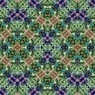 Kusursuz kaotik şablon. Soyut sanat geçmişi. Kusursuz bir doku. Modern arka plan. Mandala