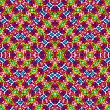 Kusursuz kaotik şablon. Soyut sanat geçmişi. Kusursuz bir doku. Modern arka plan. Mandala