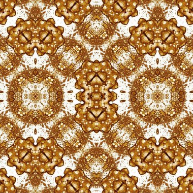 Kusursuz kaotik şablon. Soyut sanat geçmişi. Kusursuz bir doku. Modern arka plan. Mandala