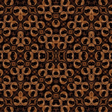 Kusursuz kaotik şablon. Soyut sanat geçmişi. Kusursuz bir doku. Modern arka plan. Mandala