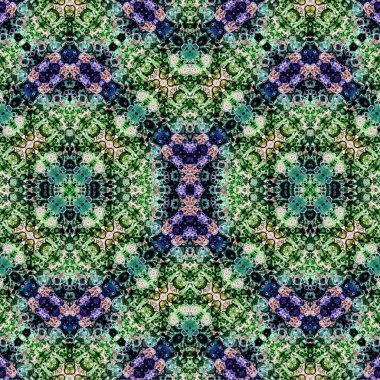 Kusursuz kaotik şablon. Soyut sanat geçmişi. Kusursuz bir doku. Modern arka plan. Mandala