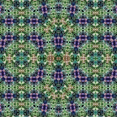 Kusursuz kaotik şablon. Soyut sanat geçmişi. Kusursuz bir doku. Modern arka plan. Mandala