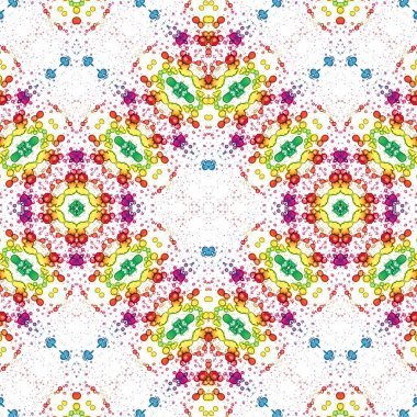 Kusursuz kaotik şablon. Soyut sanat geçmişi. Kusursuz bir doku. Modern arka plan. Mandala