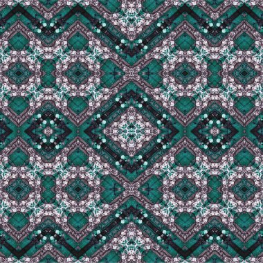 Kusursuz kaotik şablon. Soyut sanat geçmişi. Kusursuz bir doku. Modern arka plan. Mandala