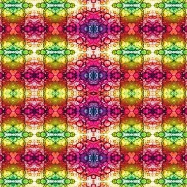 Kusursuz kaotik şablon. Soyut sanat geçmişi. Kusursuz bir doku. Modern arka plan. Mandala