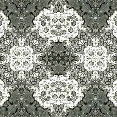 Kusursuz etnik düzen. Soyut retro arka plan. Kusursuz bir doku. Simetrik arkaplan. Sanat dokusu