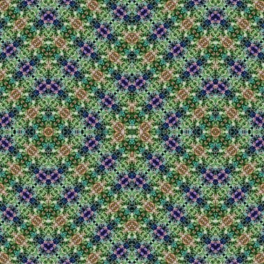 Kusursuz kaotik şablon. Soyut sanat geçmişi. Kusursuz bir doku. Modern arka plan. Mandala