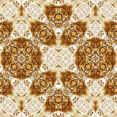 Kusursuz kaotik şablon. Soyut sanat geçmişi. Kusursuz bir doku. Modern arka plan. Mandala