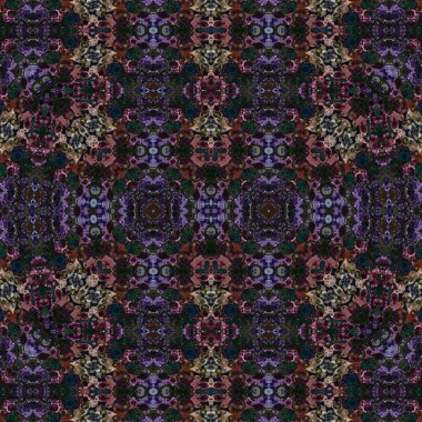 Kusursuz etnik düzen. Soyut retro arka plan. Kusursuz bir doku. Simetrik arkaplan. Sanat dokusu