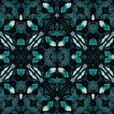 Kusursuz kaotik şablon. Soyut sanat geçmişi. Kusursuz bir doku. Modern arka plan. Mandala