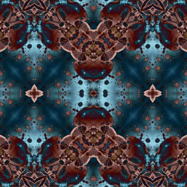 Kusursuz kaotik şablon. Soyut moda arka planı. Kusursuz bir doku. Modern arka plan. Kaleydoskopik